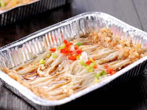 清徐锡纸烤金针菇